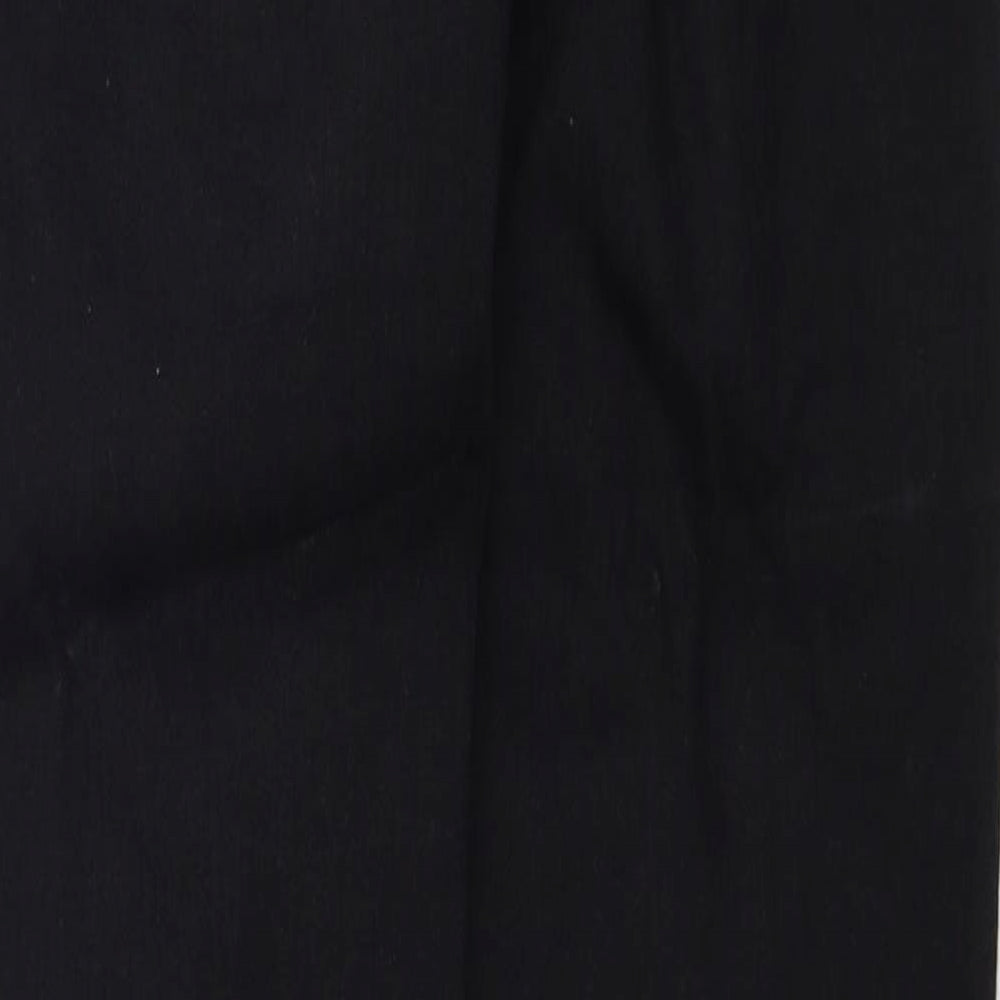 Denim & Co. Womens Black Cotton Skinny Jeans Size 12 Regular Zip