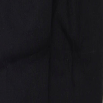 Denim & Co. Womens Black Cotton Skinny Jeans Size 12 Regular Zip