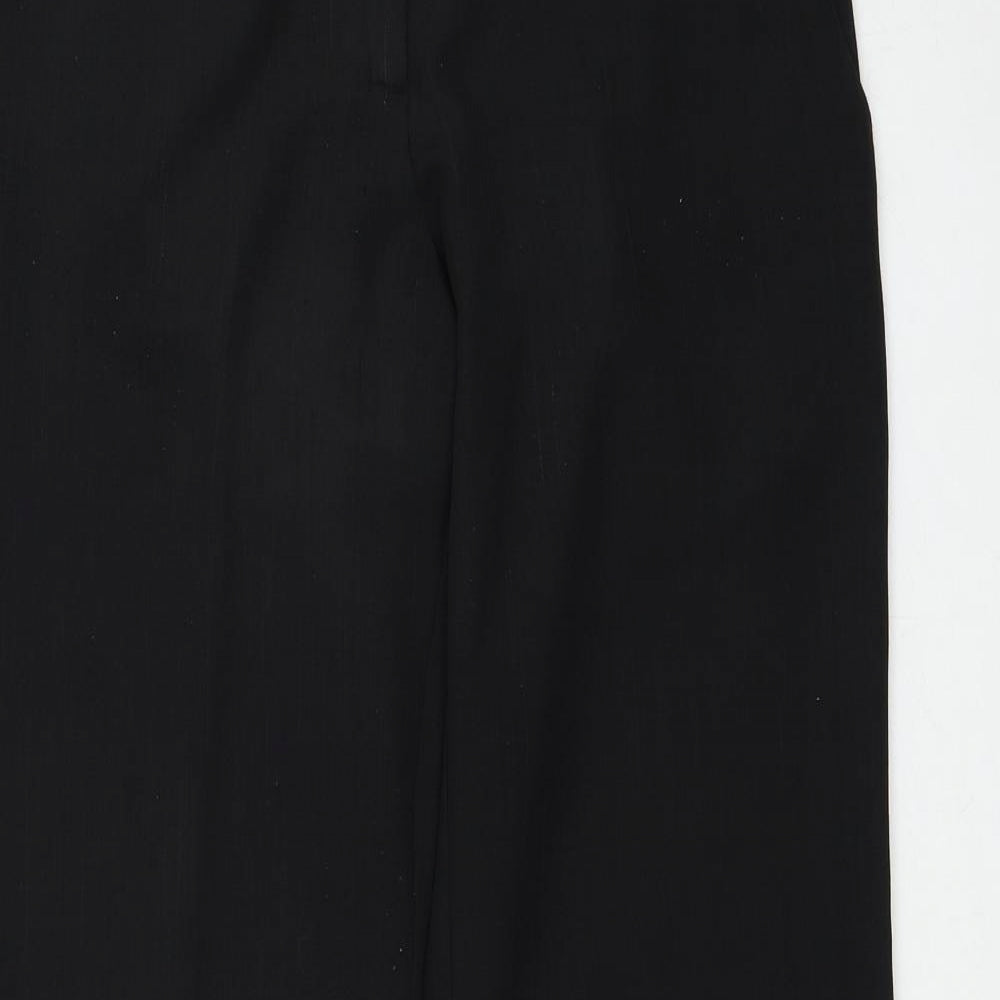 Womens UK Size L Papaya Regular Fit  Black Trousers