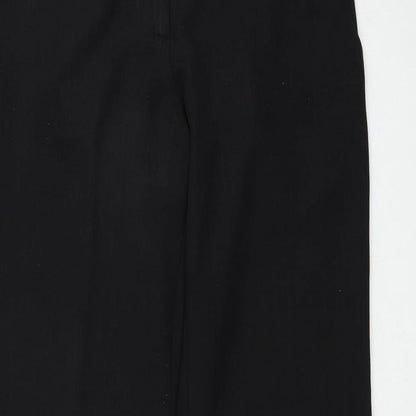 Womens UK Size L Papaya Regular Fit  Black Trousers