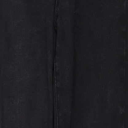 Denim & Co. Womens Black Cotton Skinny Jeans Size 10 Regular Zip