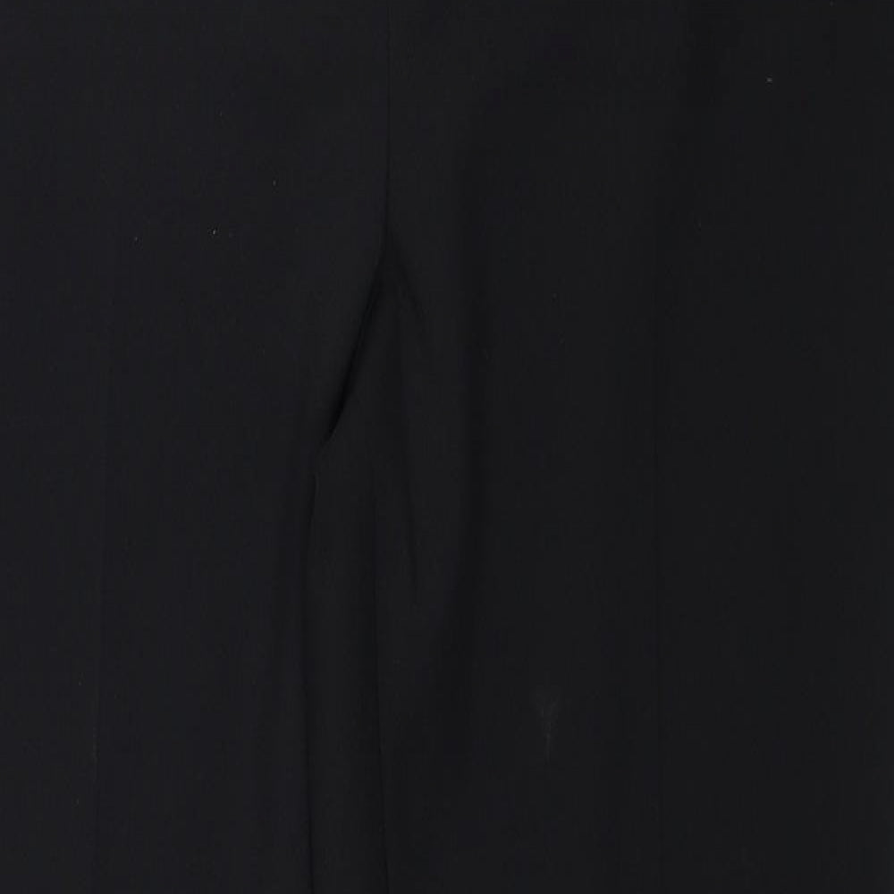 Womens UK Size 10 BHS Regular Fit  Black Trousers