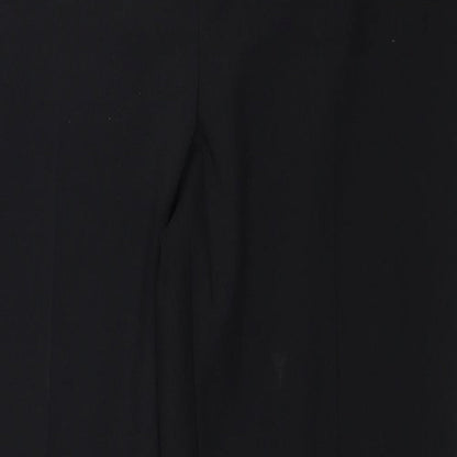 Womens UK Size 10 BHS Regular Fit  Black Trousers