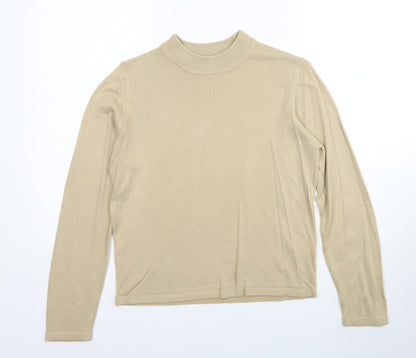 Womens UK Size 12 Marks and Spencer Beige Pullover Jumper