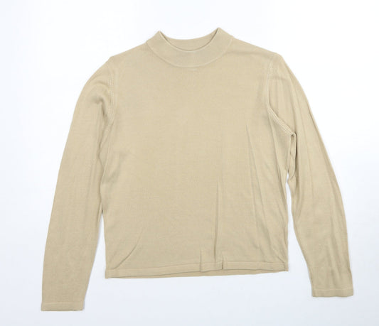 Womens UK Size 12 Marks and Spencer Beige Pullover Jumper