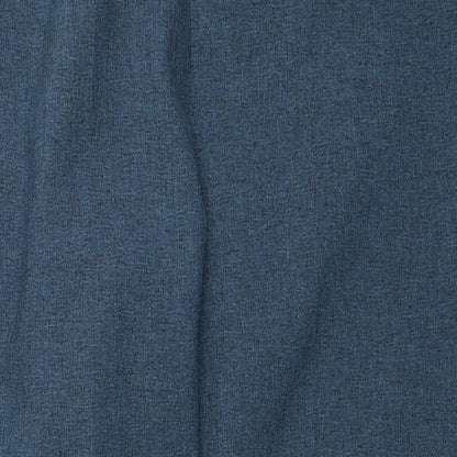 Classic Womens Blue Polyester Trousers Size 12 Regular