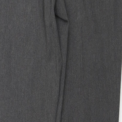 Womens UK Size 12 Marks and Spencer Regular Fit  Grey Trousers