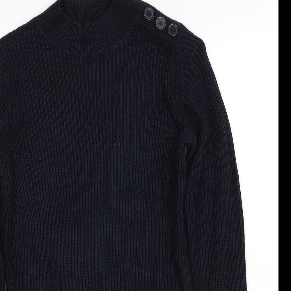 Womens UK Size 8 Dorothy Perkins Black Pullover Jumper
