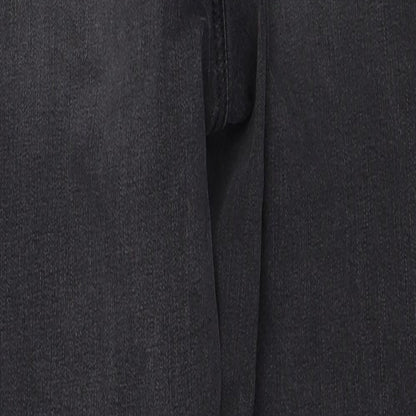 Denim & Co. Womens Black Cotton Skinny Jeans Size 12 Regular Zip