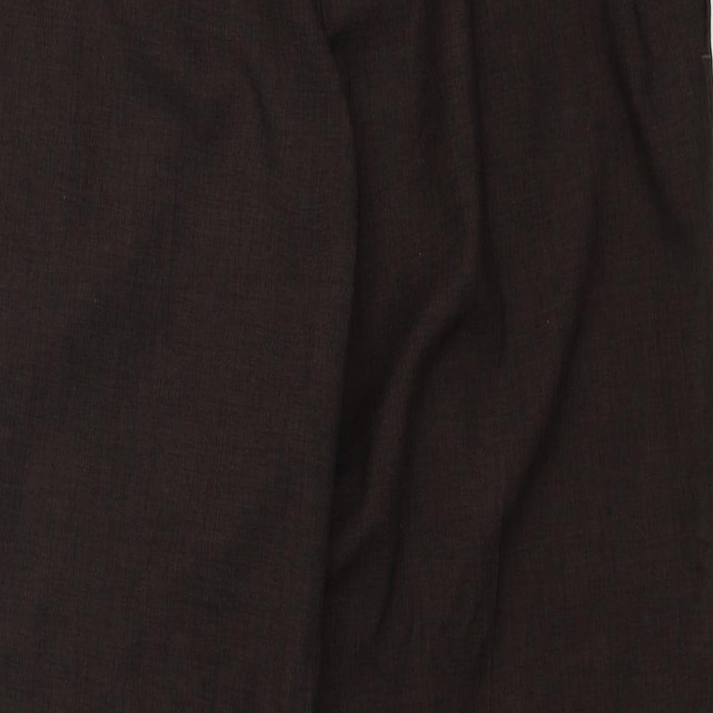 Womens UK Size 10 Marks and Spencer Regular Fit  Brown Trousers