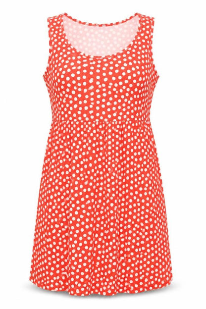 Rainbow Womens Red Geometric Viscose A-Line Size S Scoop Neck Pullover