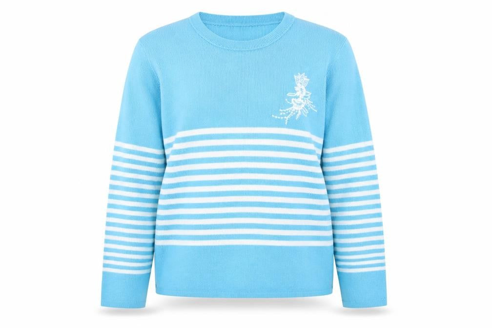 Womens UK Size L Lizzi Blue Pullover Jumper