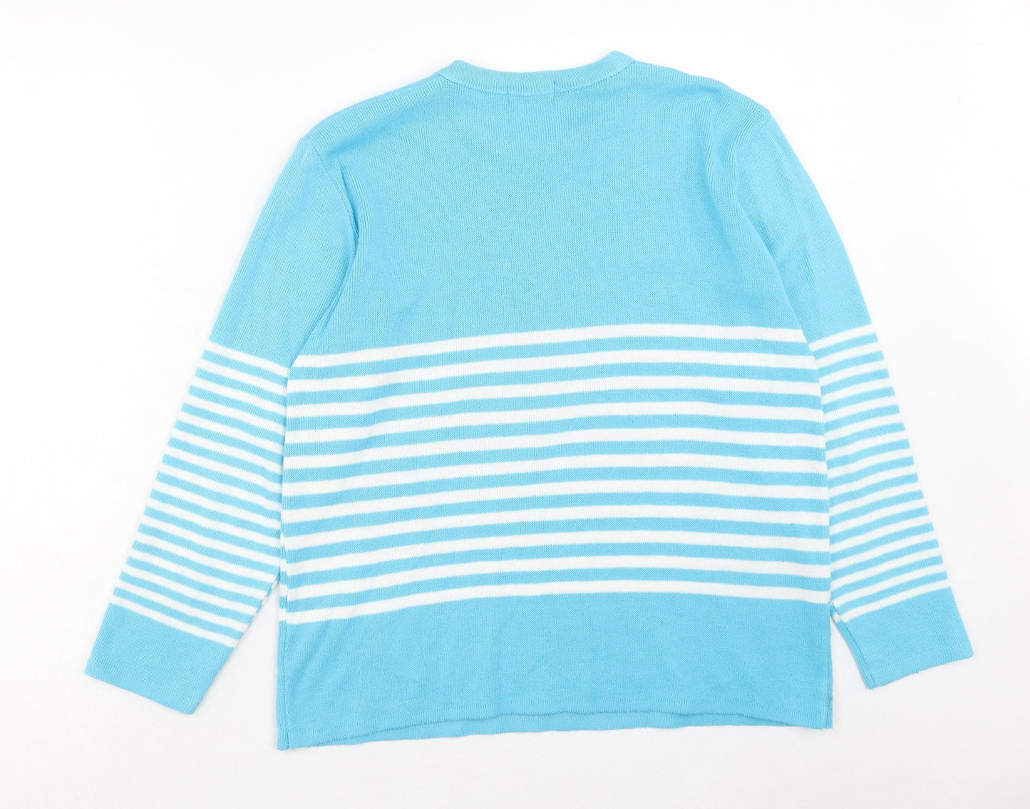 Womens UK Size L Lizzi Blue Pullover Jumper