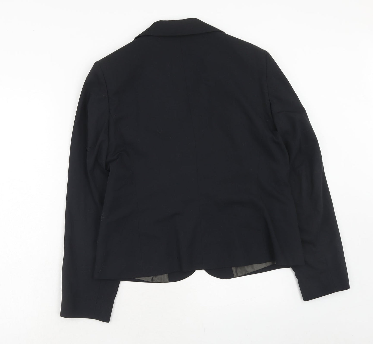 Womens UK Size 16 AMARANTO Regular Black Suit Jacket