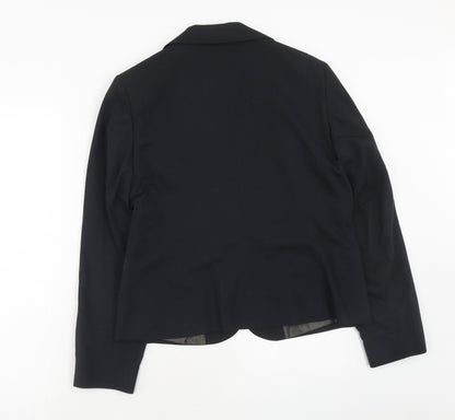 Womens UK Size 16 AMARANTO Regular Black Suit Jacket