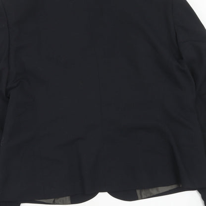 Womens UK Size 16 AMARANTO Regular Black Suit Jacket