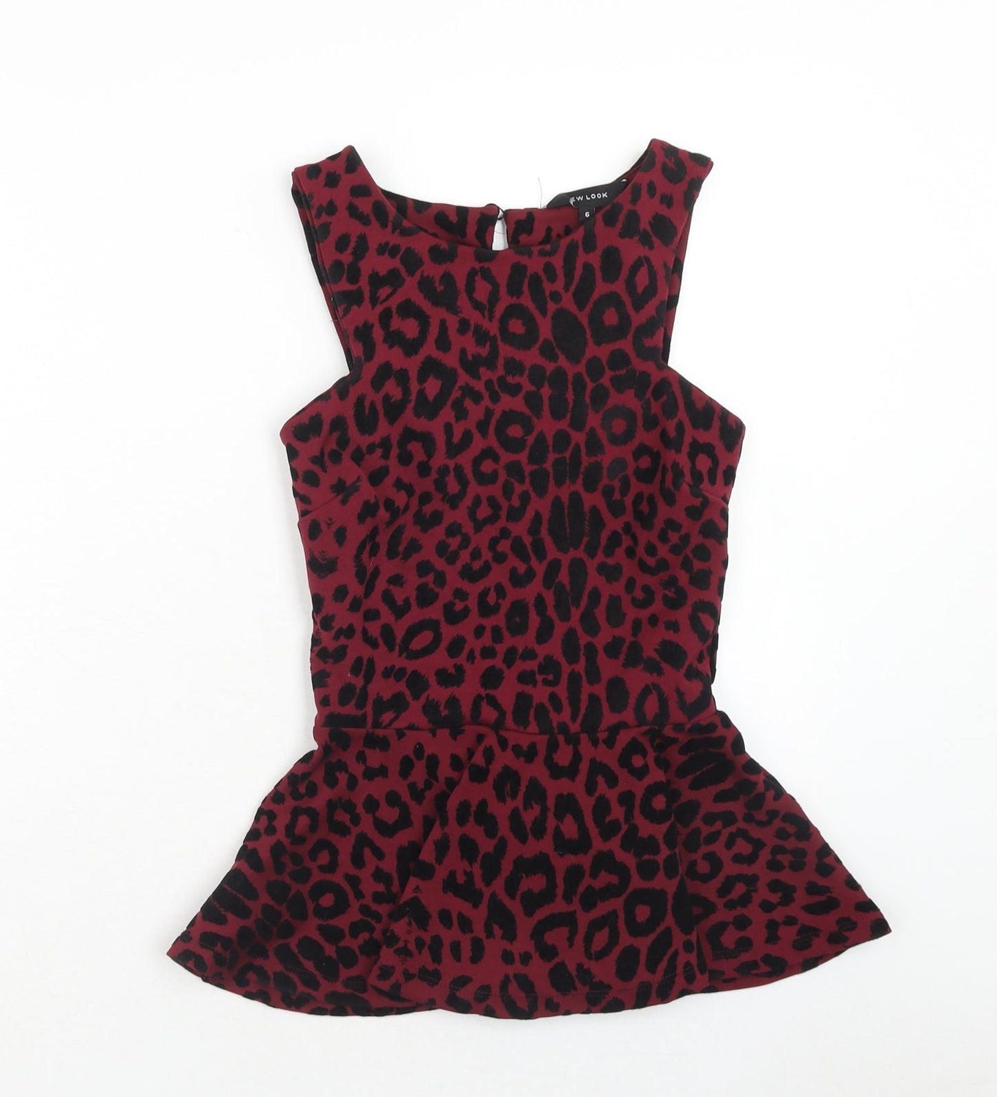Womens UK Size 6 New Look Purple Basic Tank