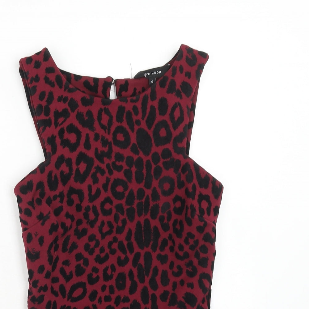 Womens UK Size 6 New Look Purple Basic Tank