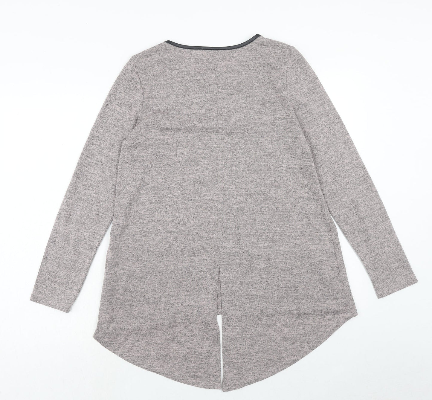 Primark Womens Pink Geometric Polyester Basic Blouse Size M Round Neck - Size 10-12