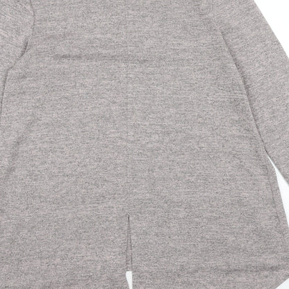 Primark Womens Pink Geometric Polyester Basic Blouse Size M Round Neck - Size 10-12