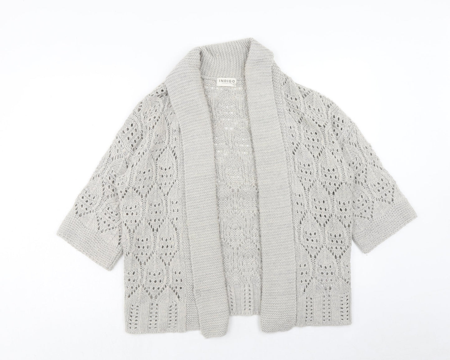 Womens UK Size S Marks and Spencer Beige Cardigan Jumper
