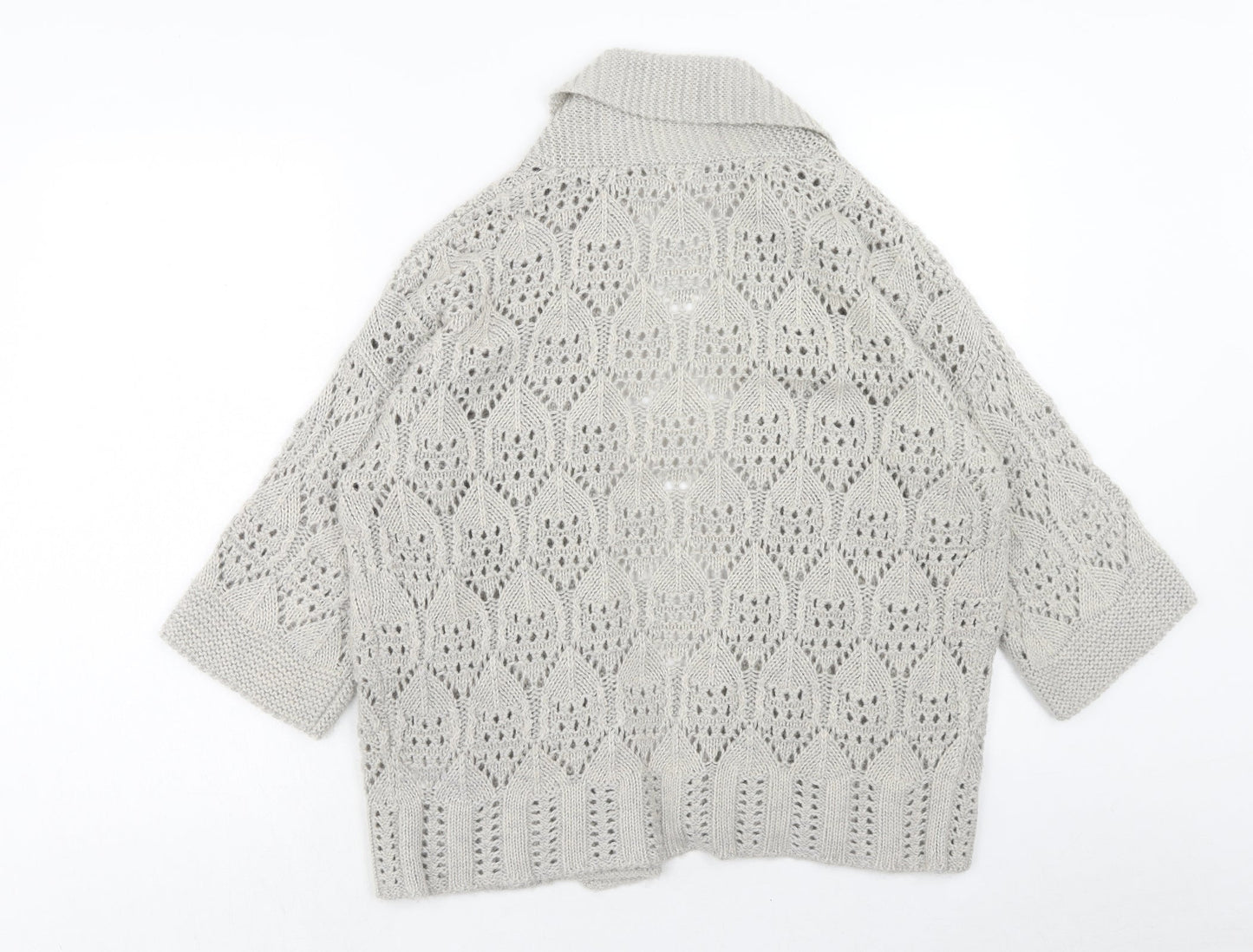 Womens UK Size S Marks and Spencer Beige Cardigan Jumper
