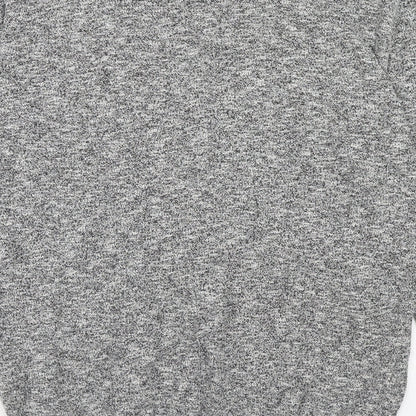Very Mens Grey Round Neck Cotton Pullover Jumper Size M Long Sleeve