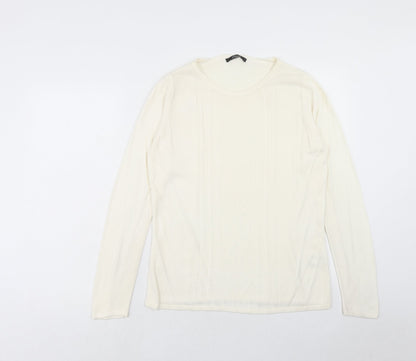 Womens UK Size S Bonmarché Ivory Pullover Jumper