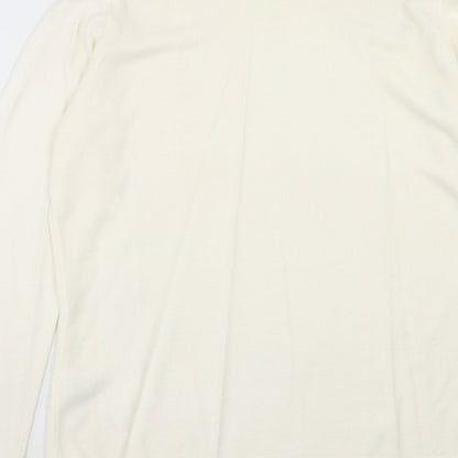 Womens UK Size S Bonmarché Ivory Pullover Jumper