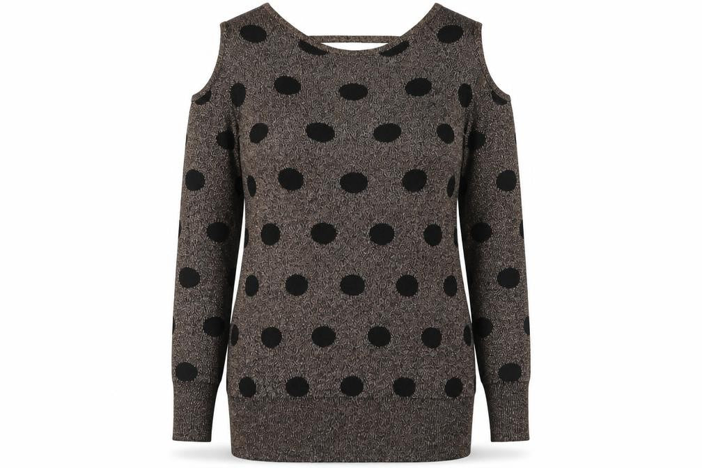 Womens UK Size 10 Papaya Brown Pullover Jumper