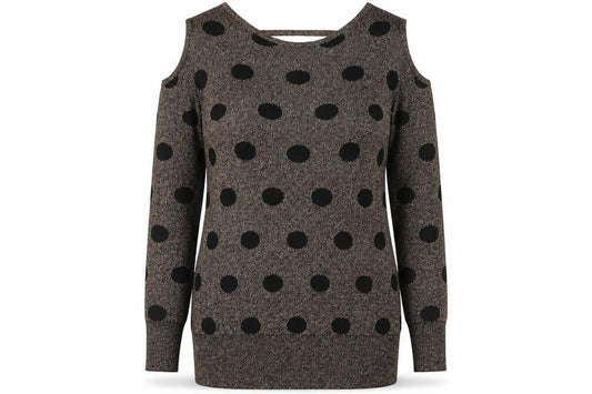 Womens UK Size 10 Papaya Brown Pullover Jumper
