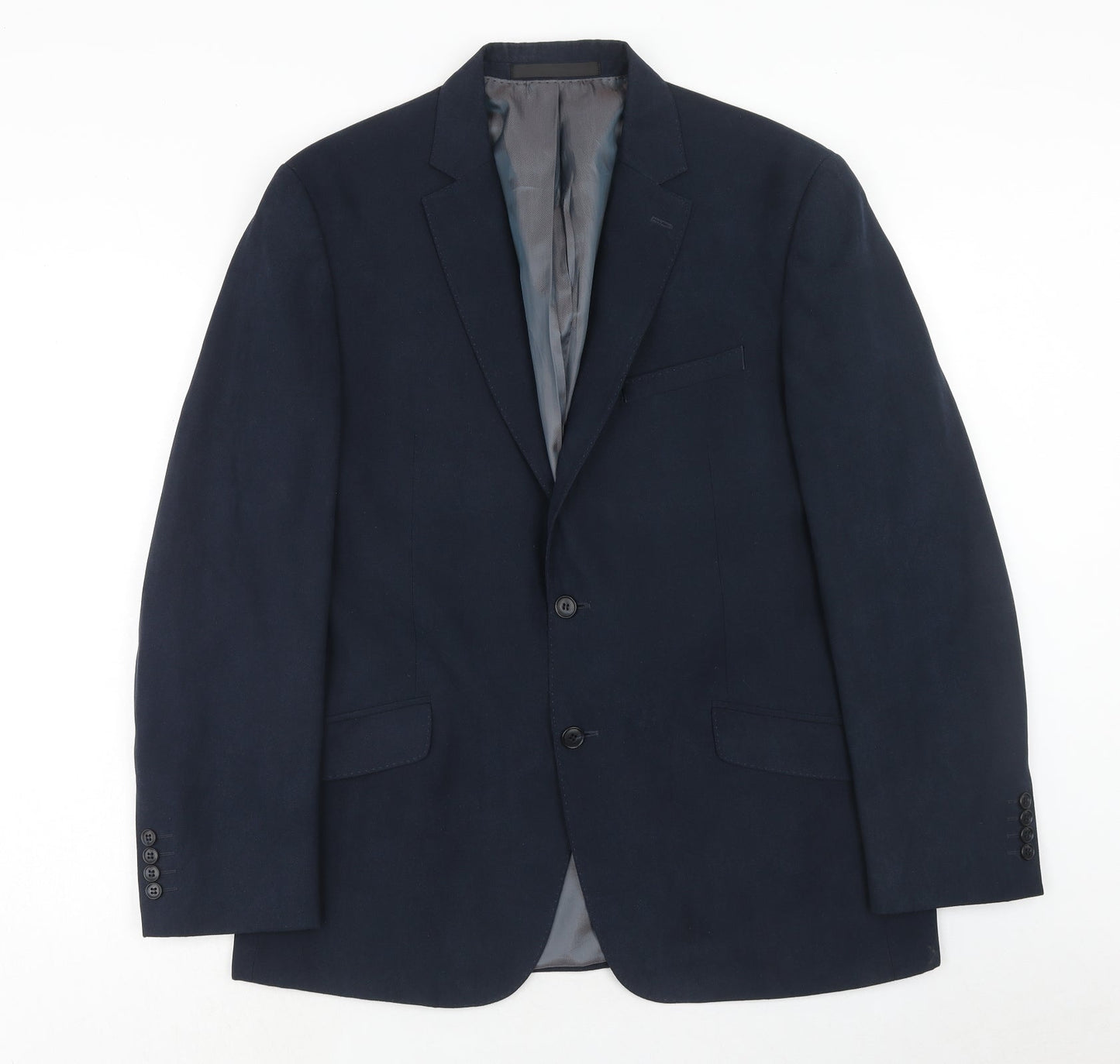 Mens UK Size 42 Marks and Spencer Regular Blue Suit Jacket