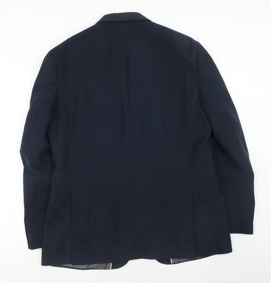 Mens UK Size 42 Marks and Spencer Regular Blue Suit Jacket