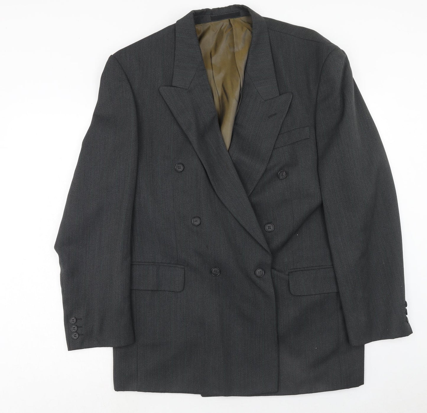 Mens UK Size 40 Preworn Regular Grey Suit Jacket