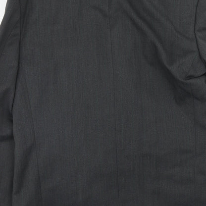 Mens UK Size 40 Preworn Regular Grey Suit Jacket