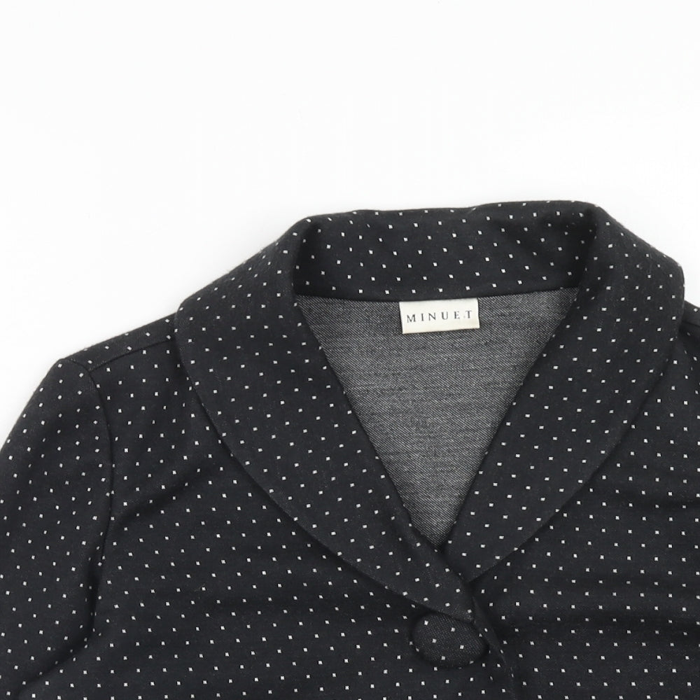Womens UK Size 14 Minuet Black Jacket