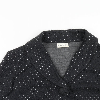 Womens UK Size 14 Minuet Black Jacket