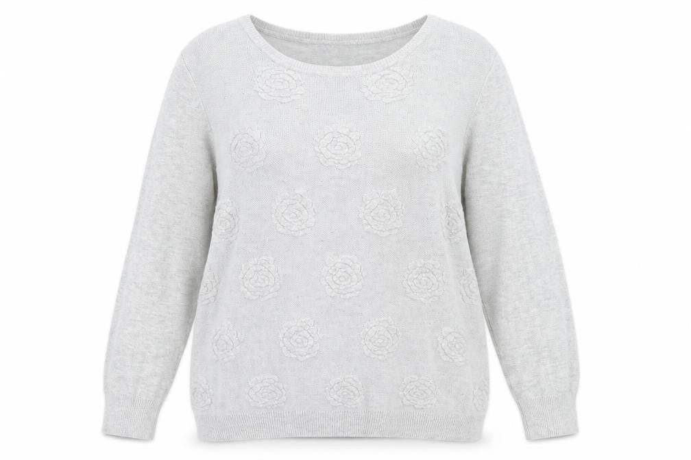 Womens UK Size 16 Dorothy Perkins Grey Pullover Jumper