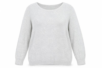 Womens UK Size 16 Dorothy Perkins Grey Pullover Jumper
