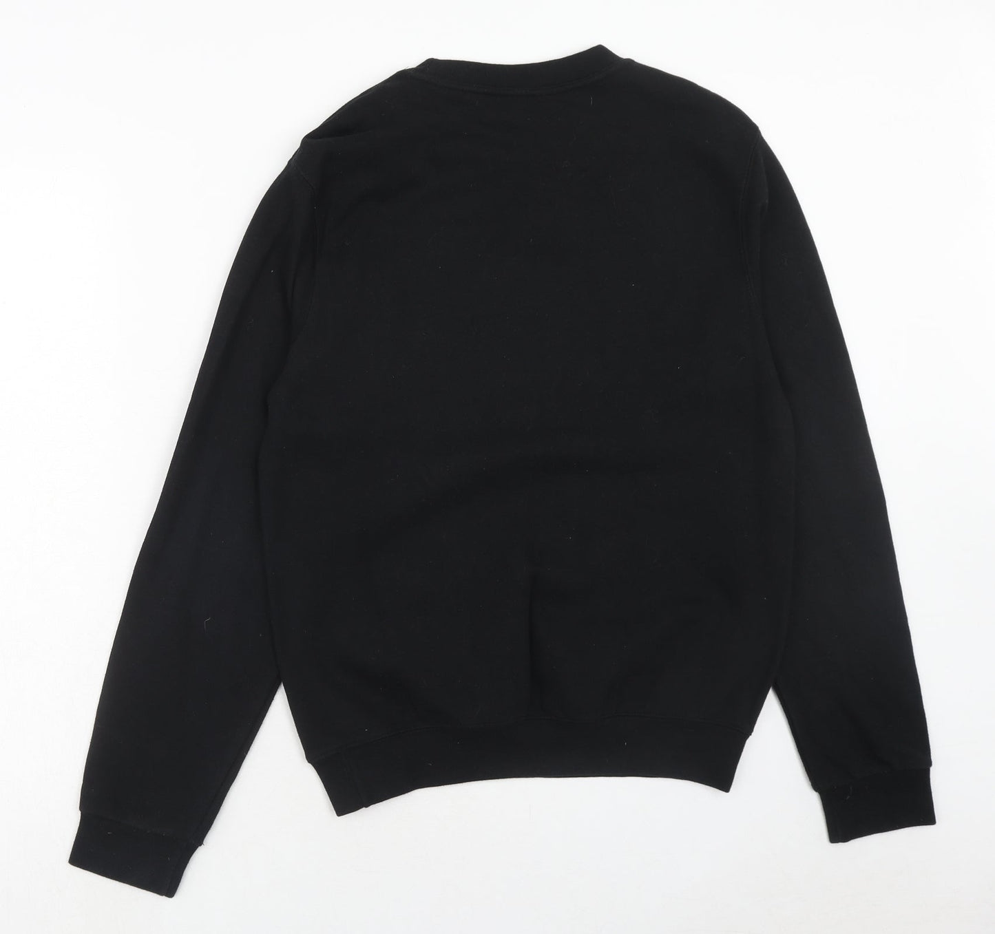 BC collection Mens Black Cotton Pullover Sweatshirt Size S - Dinosaur