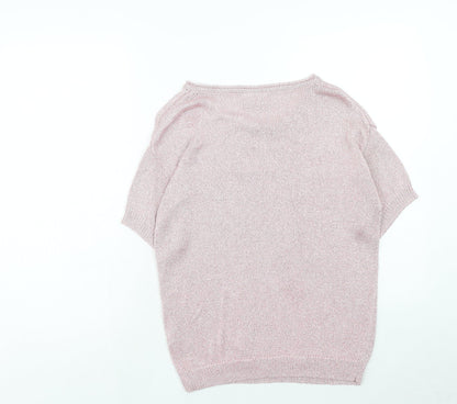 Womens UK Size S Wallis Pink Basic T-Shirt
