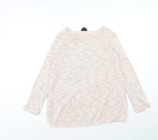 Womens UK Size 6 Topshop Pink Pullover Jumper