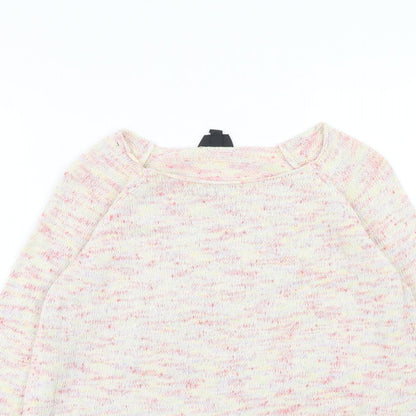 Womens UK Size 6 Topshop Pink Pullover Jumper