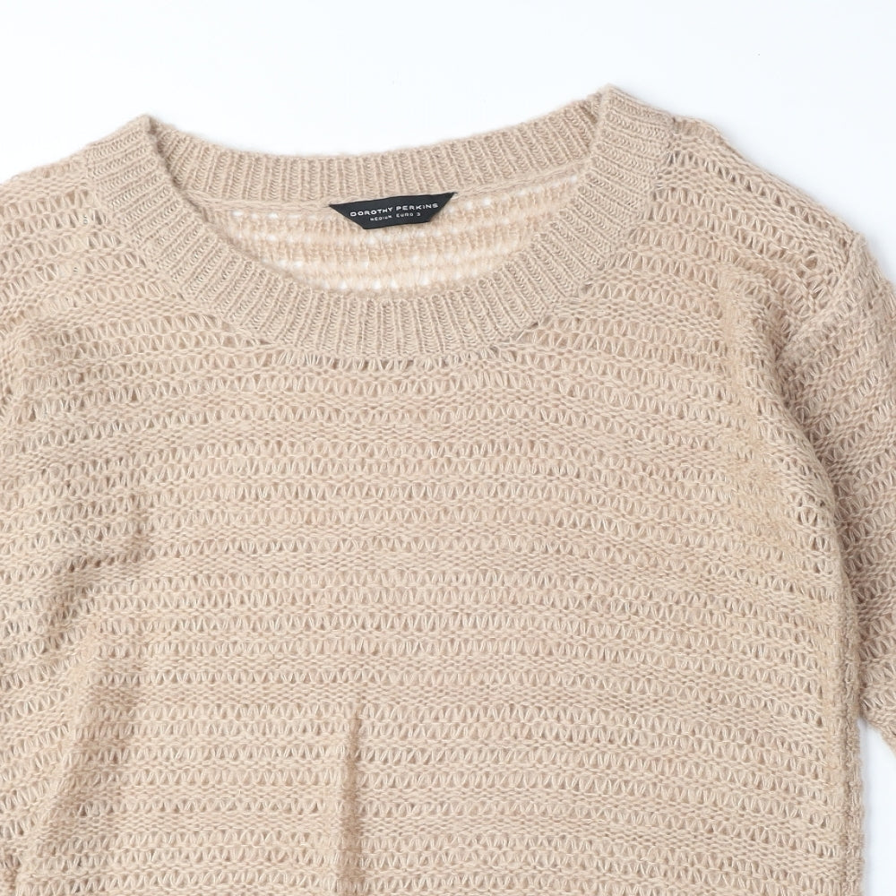 Womens UK Size M Dorothy Perkins Pink Pullover Jumper