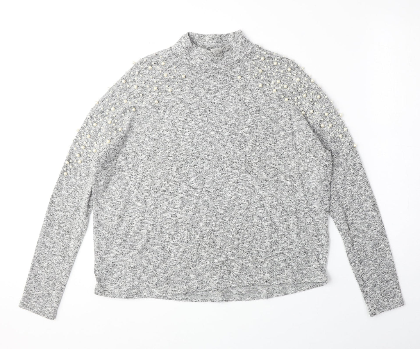 Womens UK Size S H&M Grey Pullover Jumper