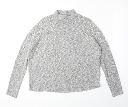 Womens UK Size S H&M Grey Pullover Jumper