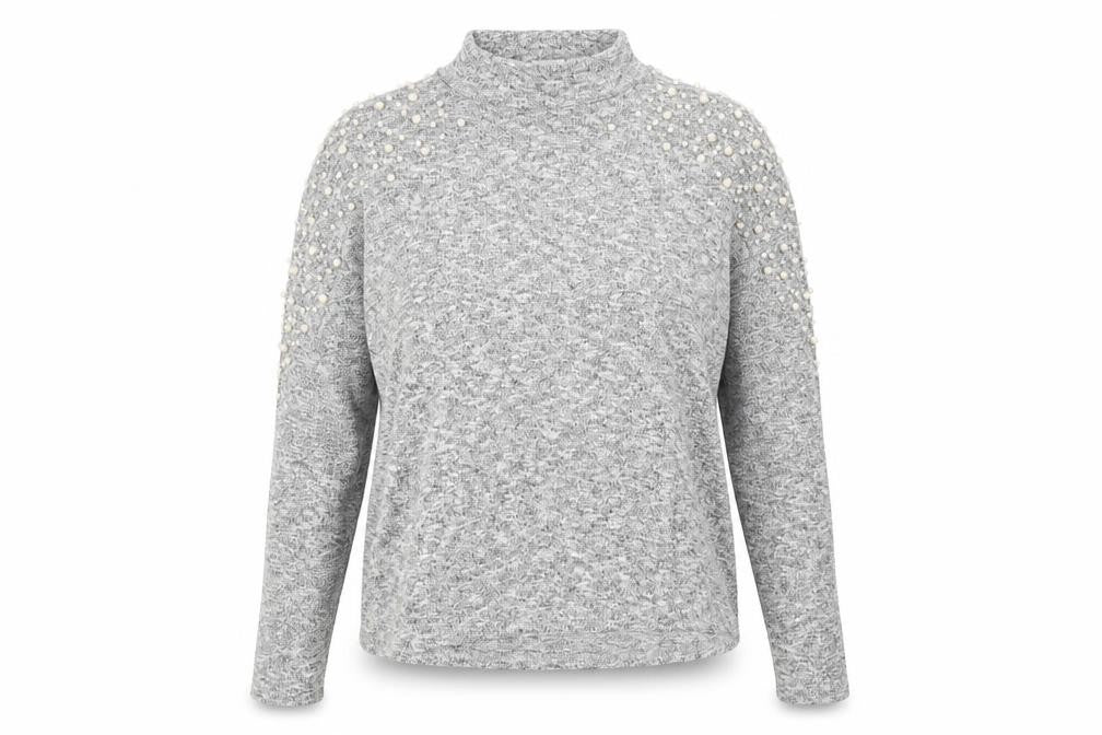 Womens UK Size S H&M Grey Pullover Jumper