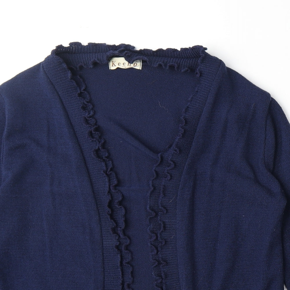 Womens UK Size S Keeno Beige Cardigan Jumper