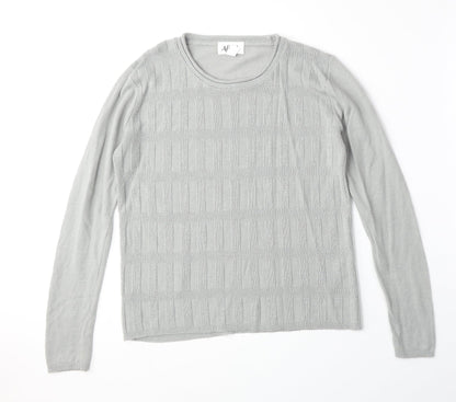 Womens UK Size 14 Afibel Gold Pullover Jumper