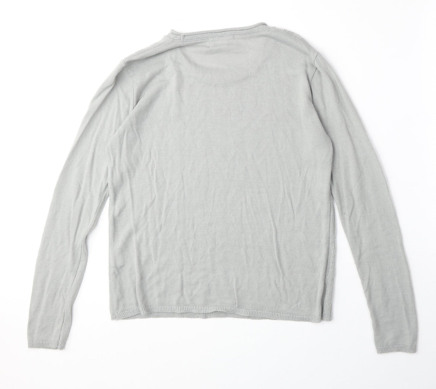 Womens UK Size 14 Afibel Gold Pullover Jumper